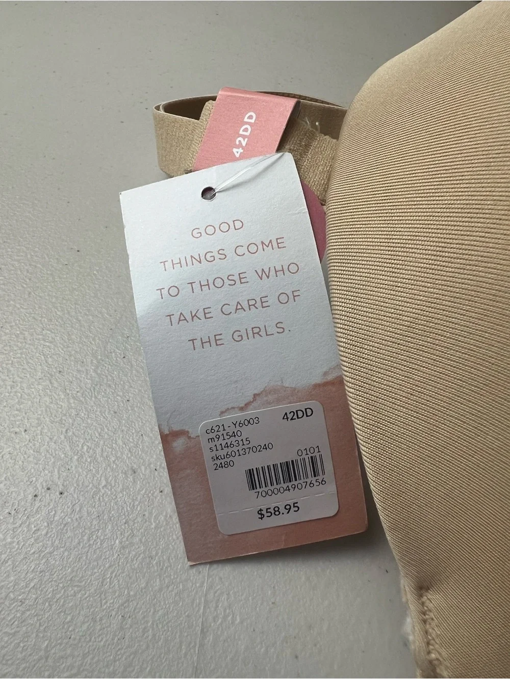 Cacique NWT 42DD Comfort Bliss Plunge Strapless Bra